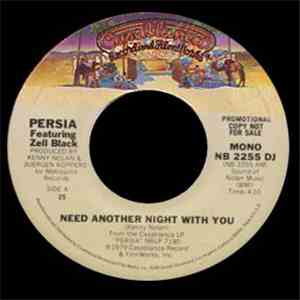 Persia Featuring Zell Black - Need Another Night With You