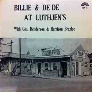 Billie & De De Pierce - At Luthjen's
