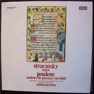 Stravinsky / Poulenc, Choir Of Christ Church Cathedral, Oxford / London Sin ...
