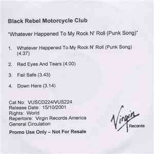 Black Rebel Motorcycle Club - Whatever Happened To My Rock'n'Roll (Punk Song)
