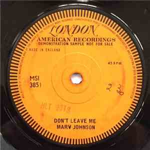 Marv Johnson - Don't Leave Me