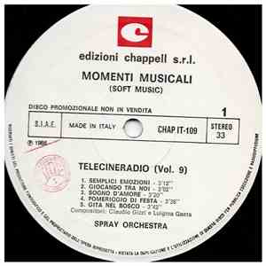 Spray Orchestra - Momenti Musicali - (Soft Music) - (Telecineradio Vol. 9)