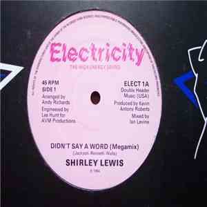 Shirley Lewis - Didn't Say A Word