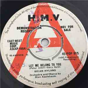 Brian Hyland - Let Me Belong To You / Let It Die!