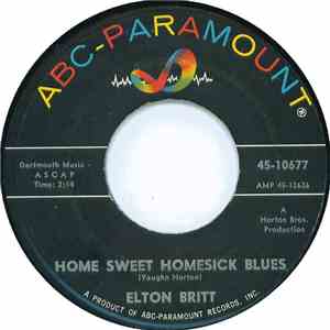 Elton Britt - Home Sweet Homesick Blues / Now is The Hour - Aloha