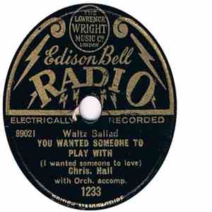 Chris Hall - You Wanted Someone To Play With / My Ideal