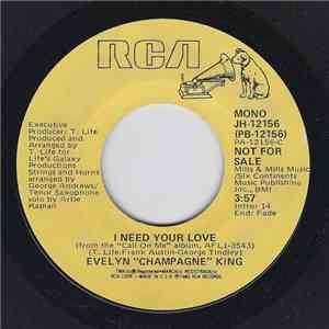 Evelyn King - I Need Your Love