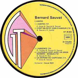 Bernard Sauvat - L'amitié