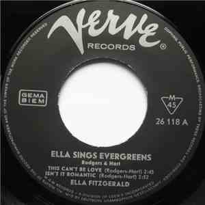 Ella Fitzgerald - Ella Sings Evergreens Rogers & Hart