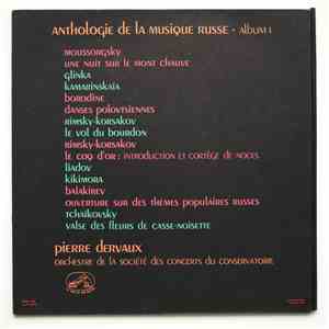 Moussorgsky, Glinka, Borodine, Rimsky-Korsakov, Liadov, Balakirev, Tchaïkov ...
