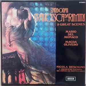 Riccardo Zandonai, Mario del Monaco, Magda Olivero, Orchestre National De L ...