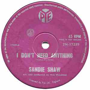 Sandie Shaw - I Don't Need Anything