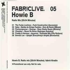 Howie B. - FabricLive. 05 (Radio Mix)