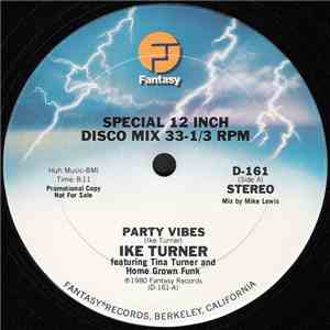 Ike Turner Featuring Tina Turner And Home Grown Funk - Party Vibes