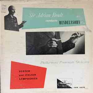 Mendelssohn, Sir Adrian Boult, The Philharmonic Promenade Orchestra Of Lond ...
