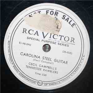 Cecil Campbell's Tennessee Ramblers - Carolina Steel Guitar / No Wedding Be ...