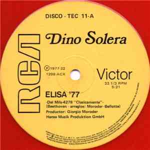 Dino Solera - Elisa '77 / Theme For A Dream
