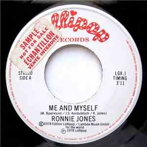 Ronnie Jones - Me And Myself / Number One