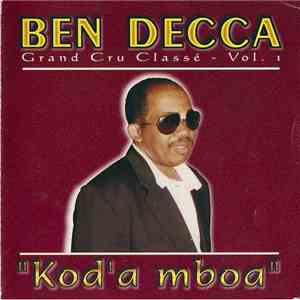 Ben Decca - Kod'a Mboa Grand Cru Classé - Vol. 1