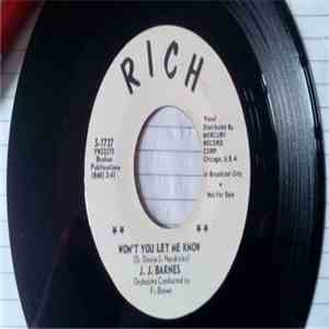 J. J. Barnes - Wont You Let Me Know / My Love Came Tumbling Down