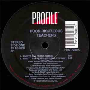 Poor Righteous Teachers - Time To Say Peace / Butt Naked Booty Bless / Word ...