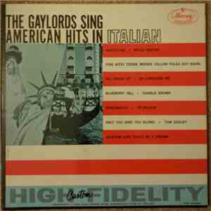The Gaylords - The Gaylords Sing American Hits In Italian