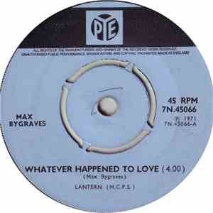 Max Bygraves - Whatever Happened To Love