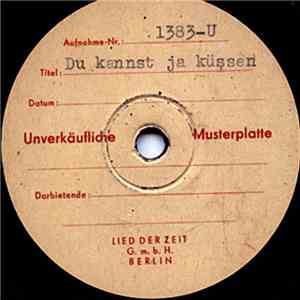 Heinz Becker Mit Seinen Solisten - Du Kannst Ja Küssen / Wenn Ein Mädel Ja Sagt