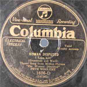 Pete Woolery - Woman Disputed (I Love You) / M-A-R-I-E