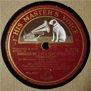 Tchaikovsky - Solomon , The Philharmonia Orchestra, Issay Dobrowen - Concer ...