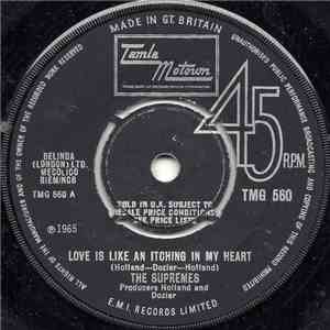 The Supremes - Love Is Like An Itching In My Heart