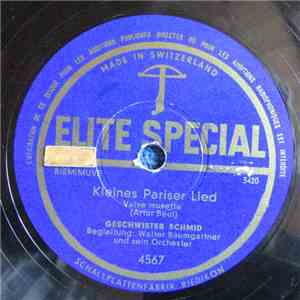 Geschwister Schmid, Walter Baumgartner Und Sein Orchester - Kleines Pariser ...