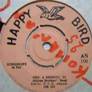 African Brothers Band - Osu A Meresu Yi / Ade Aye Me