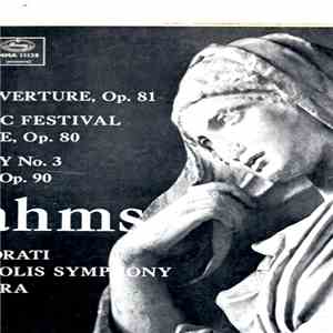 Minneapolis Symphony Orchestra conductor Antal Dorati - Brahms: Tragic Over ...
