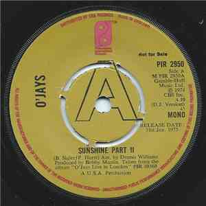 The O'Jays - Sunshine Part II