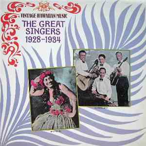 Various - Vintage Hawaiian Music - The Great Singers 1928-1934