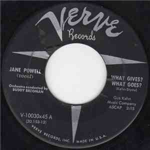 Jane Powell - What Gives? What Goes? / Till The Next Time