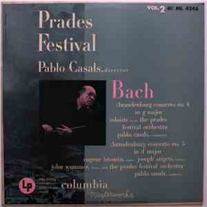 Bach / Pablo Casals, Prades Festival Orchestra - Prades Festival - Vol. 2