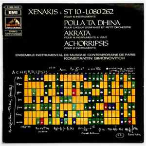 Iannis Xenakis - ST 10-1,080262 / Polla Ta Dhina / Akrata / Achorripsis