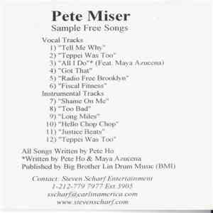 Pete Miser - Sample Free Songs