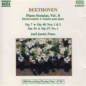 Beethoven, Jenö Jandó - Piano Sonatas, Vol. 8