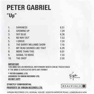 Peter Gabriel - Up