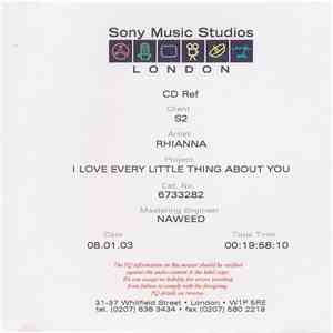 Rhianna - I Love Every Little Thing About You