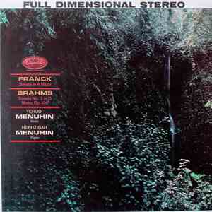 Franck, Brahms, Yehudi Menuhin, Hephzibah Menuhin - Sonata In A Major / Son ...