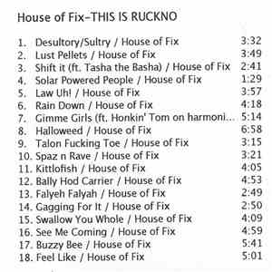 House Of Fix - This Is Ruckno