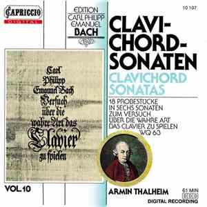 Carl Philipp Emanuel Bach, Armin Thalheim - Clavichord-Sonaten / 18 Probest ...