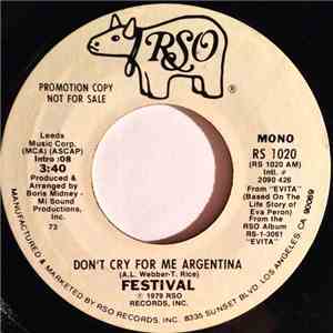 Festival  - Don't Cry For Me Argentina