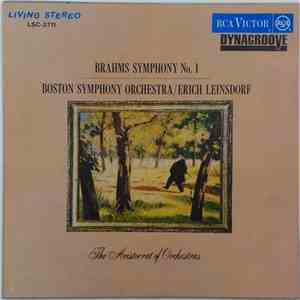 Brahms, Boston Symphony Orchestra / Erich Leinsdorf - Symphony No. 1