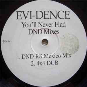 Evi-Dence - You Will Never Find (D'n'D Mixes)