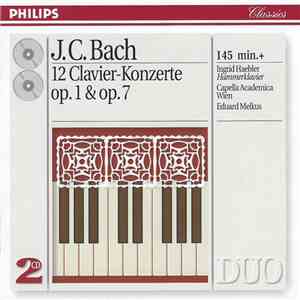J. C. Bach ; Ingrid Haebler, Capella Academica Wien, Eduard Melkus - 12 Cla ...